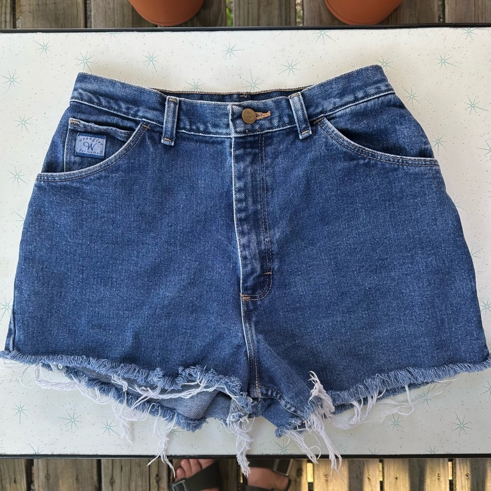 Vintage Wrangler Jean Shorts Size 27